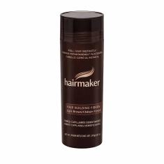 Hair Maker Premium Keratin Rambut Building Fibers - Black, 27.5g